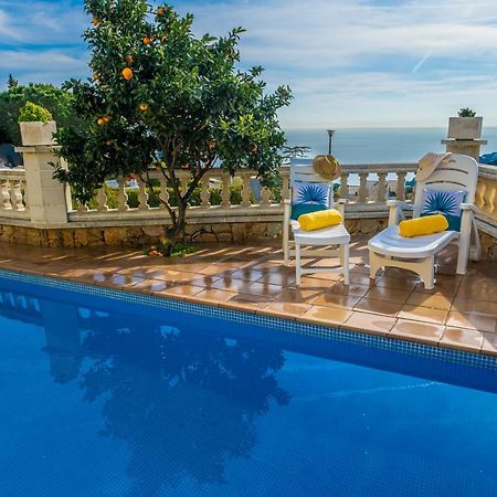 Villa Vista Lux, Piscina Privada Y Zona Exterior Con Vista Mar トッサ・デ・マール エクステリア 写真